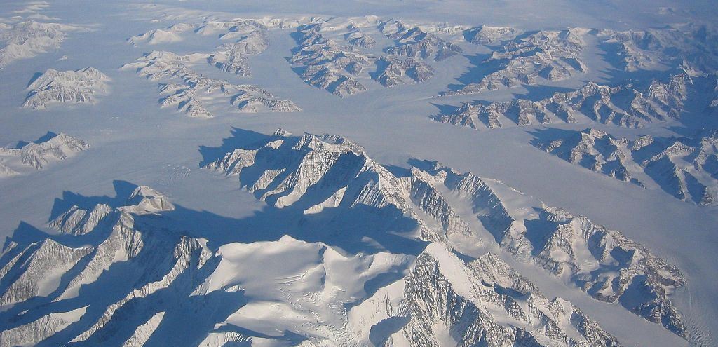 Grönland von oben - so könnte es in unserer Heimat vor 400.000 Jahren ausgesehen haben. Foto: 